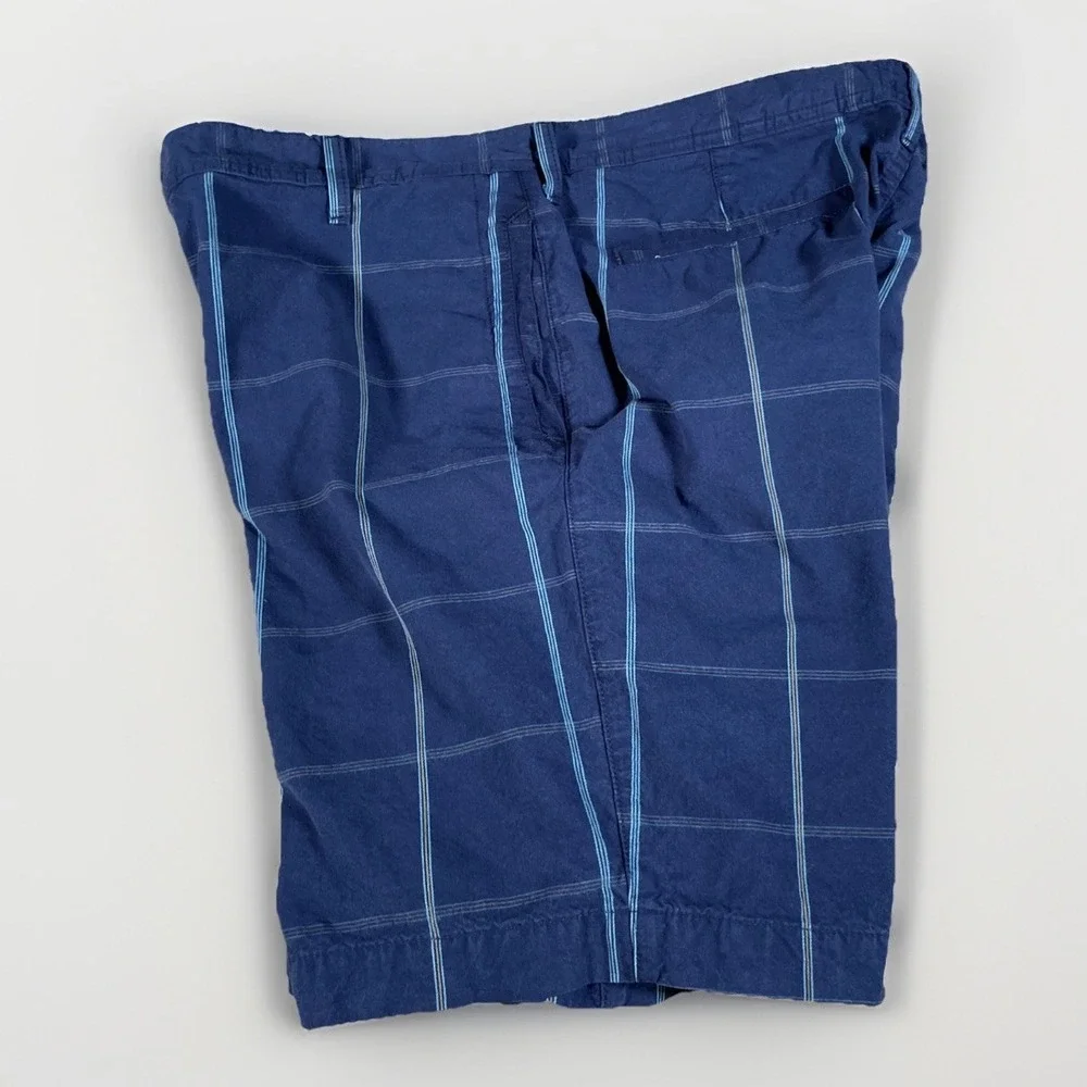 VTG The North Face Chino Shorts Men Sz 38 Reg 100% Cotton Casual Navy 9.5